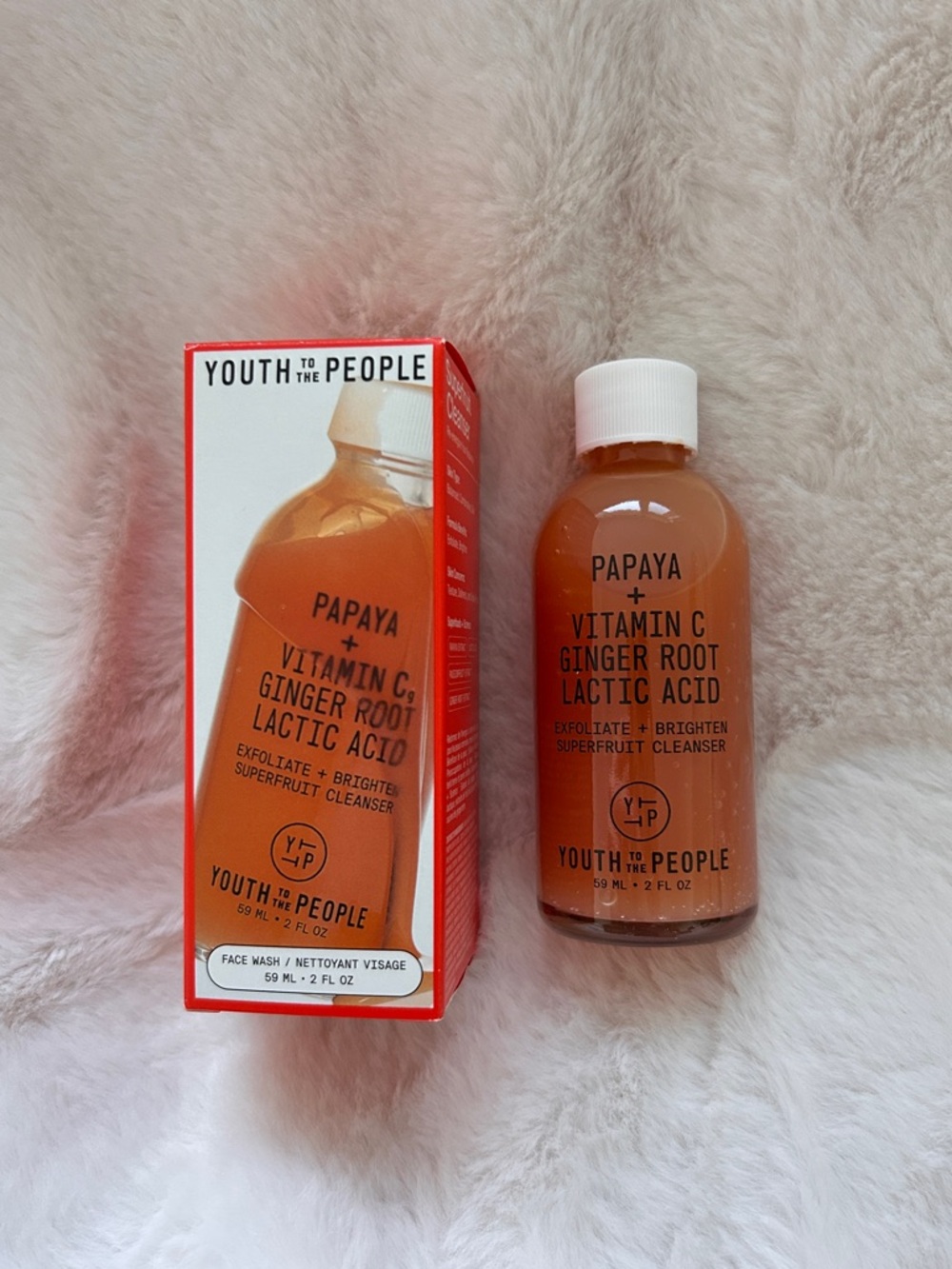 New YOUTH TO THE PEOPLE PAPAYA Super fruit Cleanser 2oz